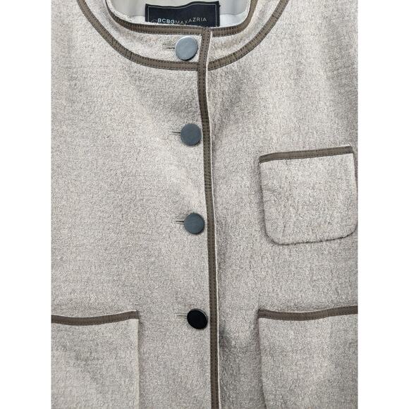 BCBG MAXAZRIA Wool Blend Dickenson Cropped Lady Jacket Blazer Sz S NWT READ - Picture 9 of 13